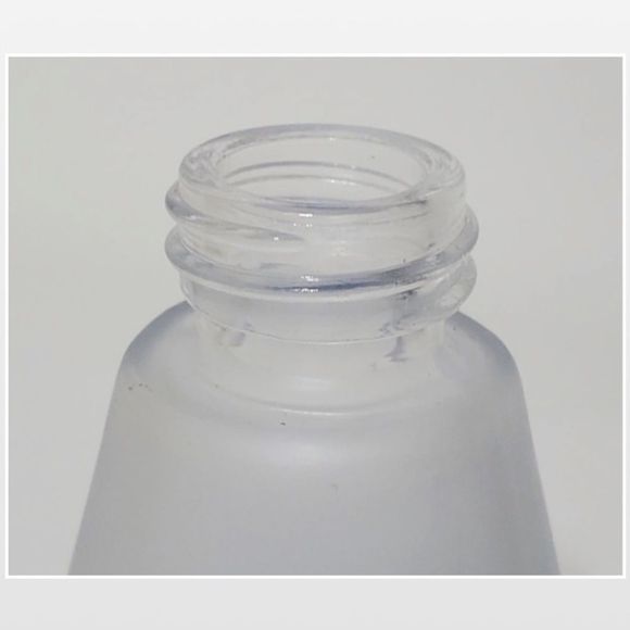 New Cleancult Soap Bottle 12oz Home Reusable Liquid Frosted Glass Blue Empty NWT - Picture 15 of 16
